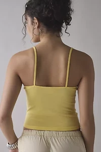 Chileno Bay Tropical Graphic Cropped Cami