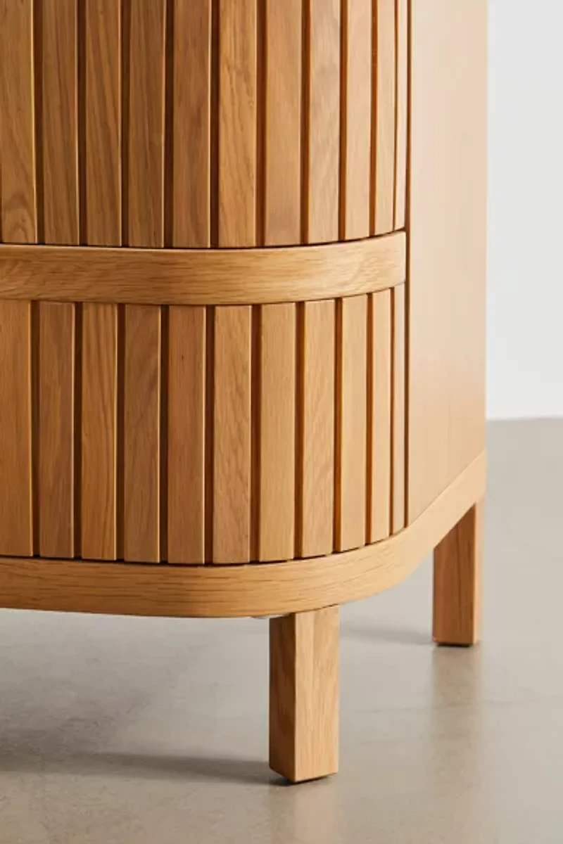 Juliette Fluted Wood 6-Drawer Dresser