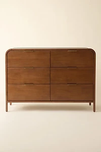Kane Wood 6-Drawer Dresser