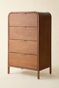 Kane Tall Wood 4-Drawer Dresser