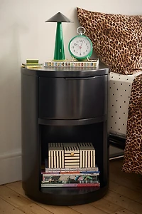 Kane Round Storage Nightstand