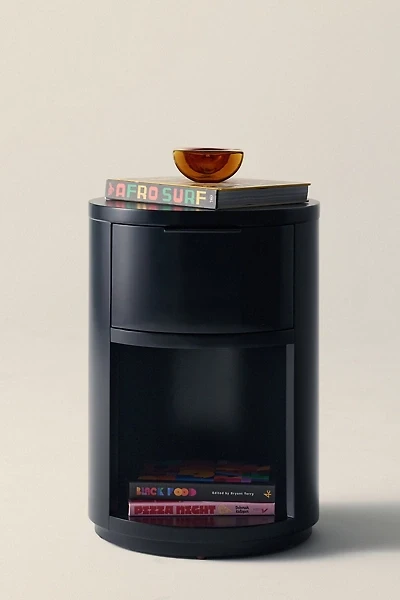 Kane Round Storage Nightstand