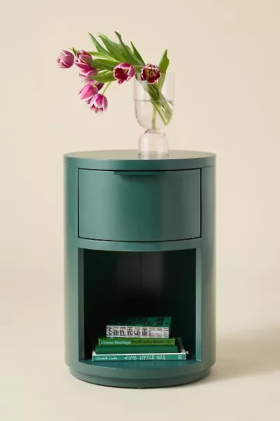 Kane Round Storage Nightstand