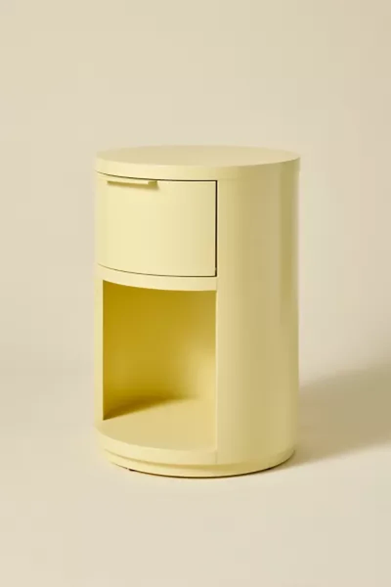 Kane Round Storage Nightstand