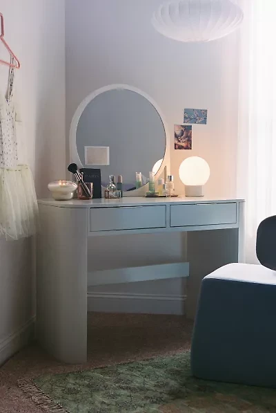 Kane Wood Mirror Vanity