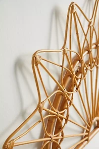 Rattan Sun Wall Hanging/Floating Headboard