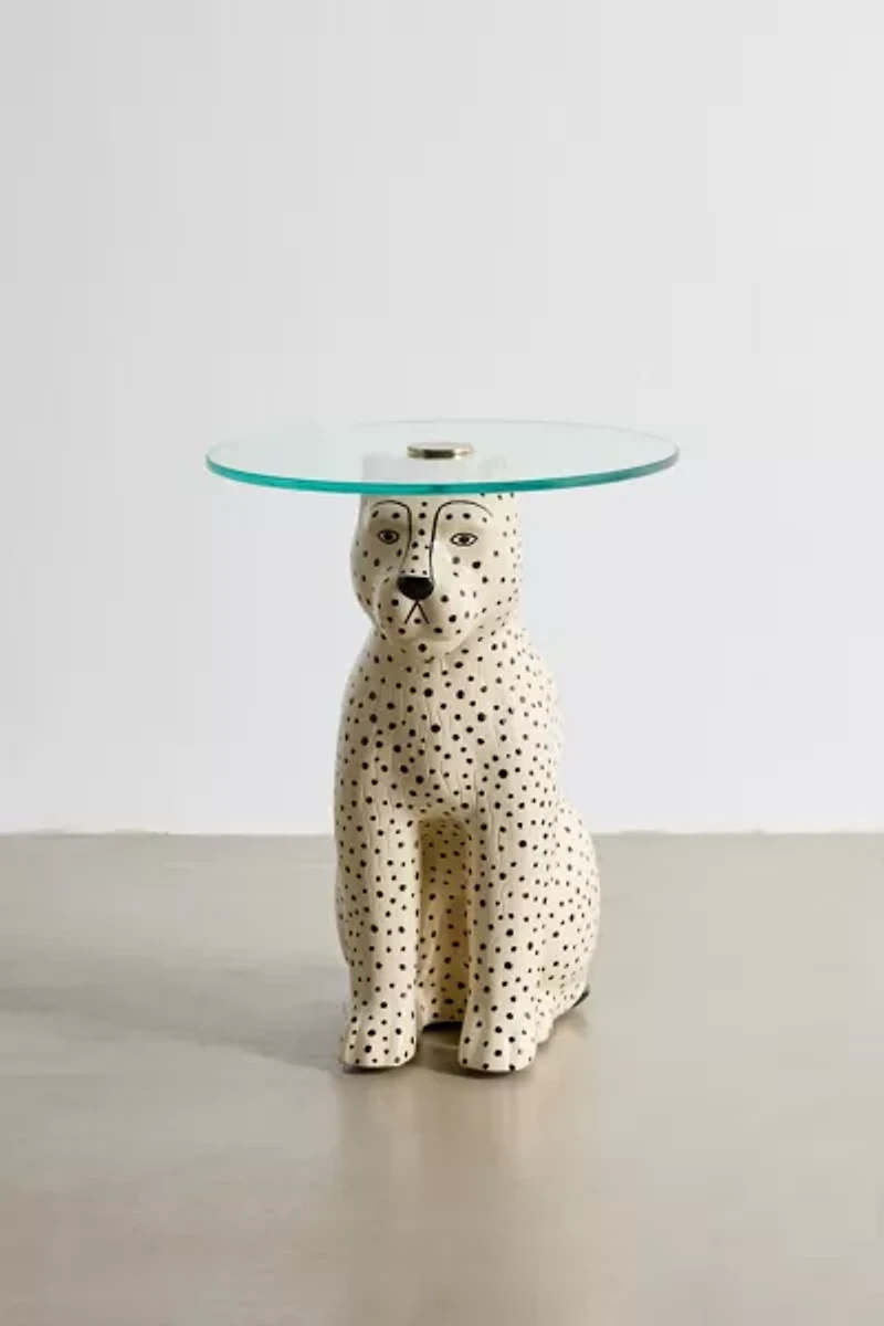 Cheetah Sculptural Side Table