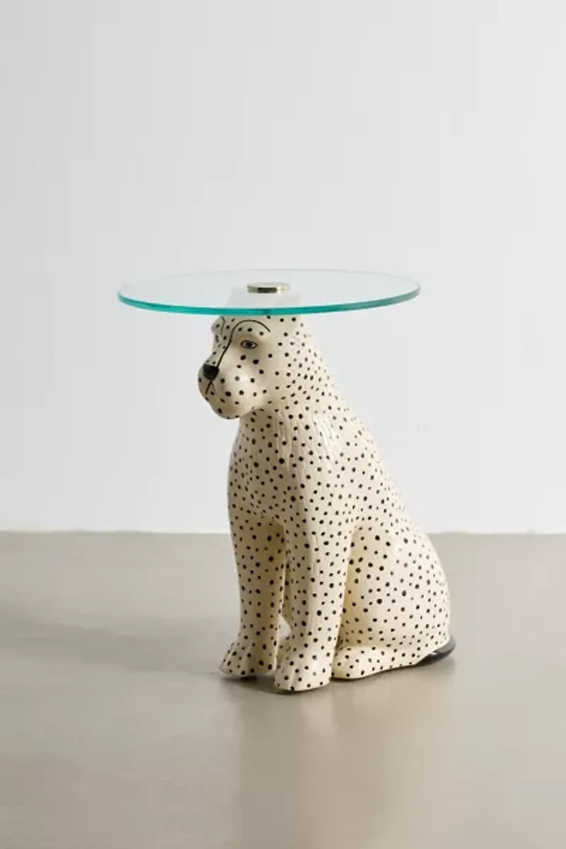 Cheetah Sculptural Side Table