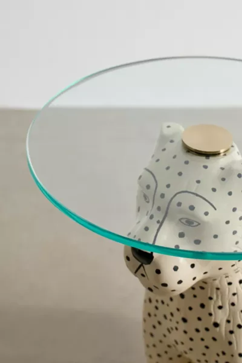 Cheetah Sculptural Side Table