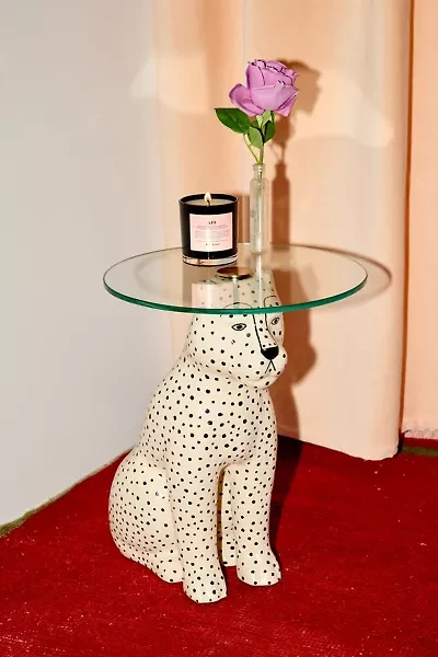 Cheetah Sculptural Side Table