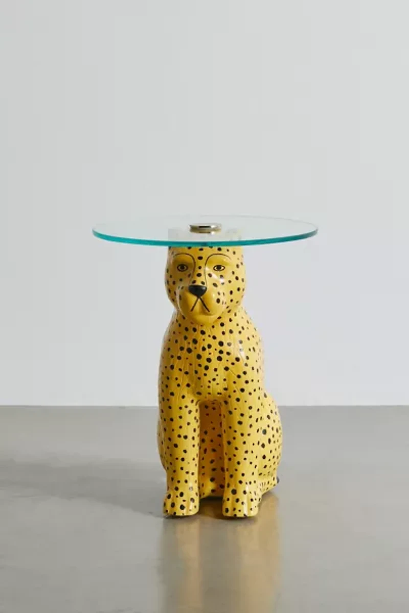 Cheetah Sculptural Side Table