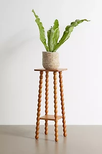 Willow Tall Wood Side Table