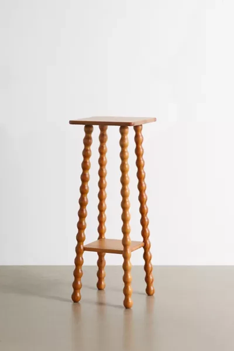Willow Tall Wood Side Table