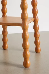 Willow Tall Wood Side Table