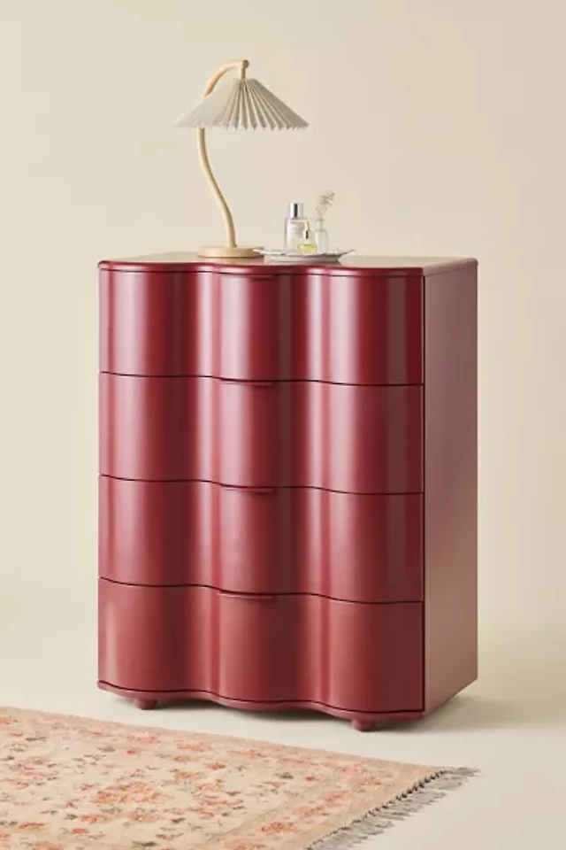 aria 6 drawer short squiggle dresser Urban Outfitters Aria 6-Drawer Short Squiggle Dresser