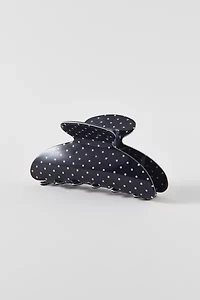 Printed Polka Dot Claw Clip