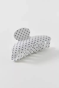Printed Polka Dot Claw Clip