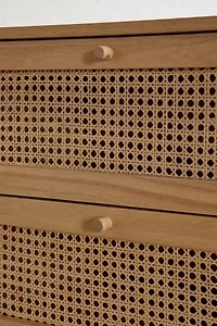Kieran Cane 6-Drawer Dresser