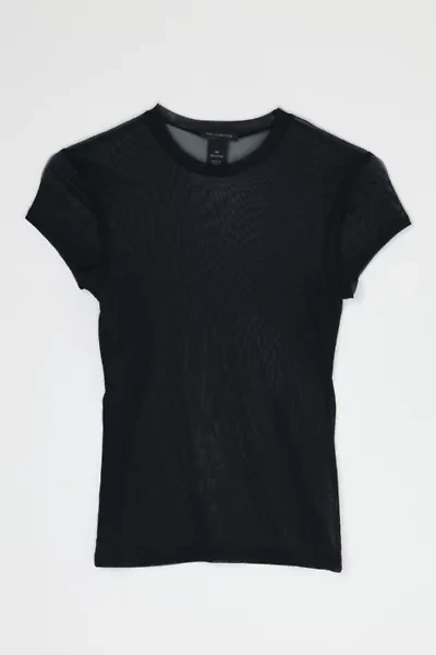 Vintage Y2k Black Mesh Sheer T-Shirt