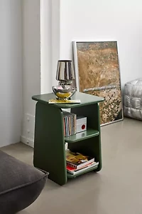 Silas Wood Storage Nightstand
