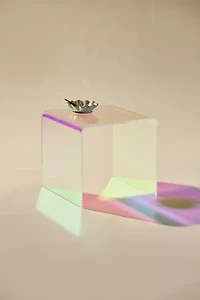 Acrylic Iridescent Seamless Side Table