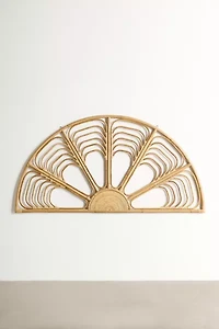 Zahra Arch Rattan Floating Headboard