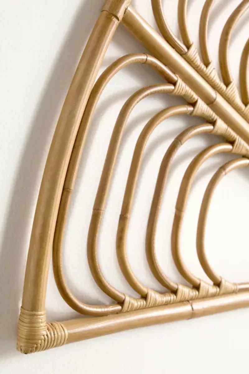 Zahra Arch Rattan Floating Headboard