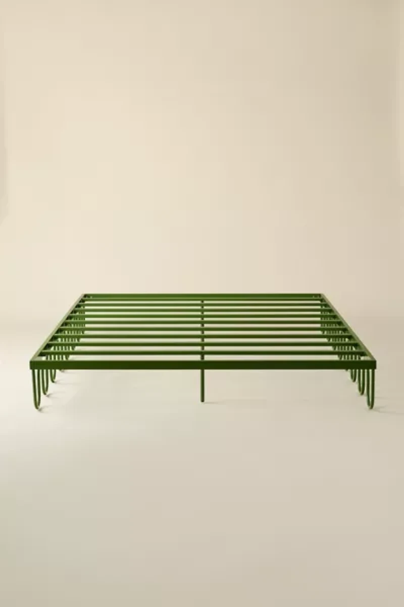 Lucie Squiggle Colorful Iron Bed