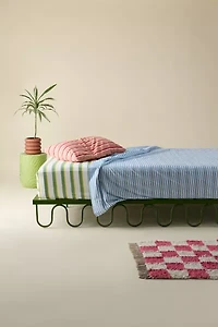 Lucie Squiggle Colorful Iron Bed