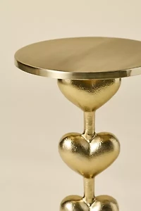 Amour Stacked Heart Drink Side Table
