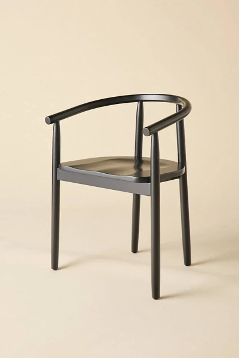 Juno Curving Wood Dining Chair