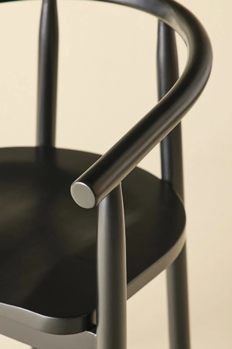 Juno Curving Wood Dining Chair