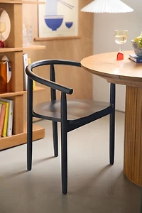 Juno Curving Wood Dining Chair