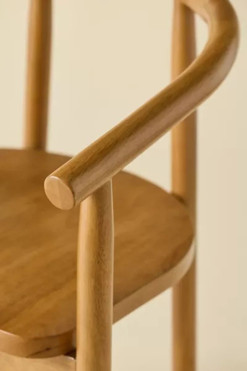 Juno Curving Wood Dining Chair