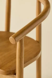 Juno Curving Wood Dining Chair