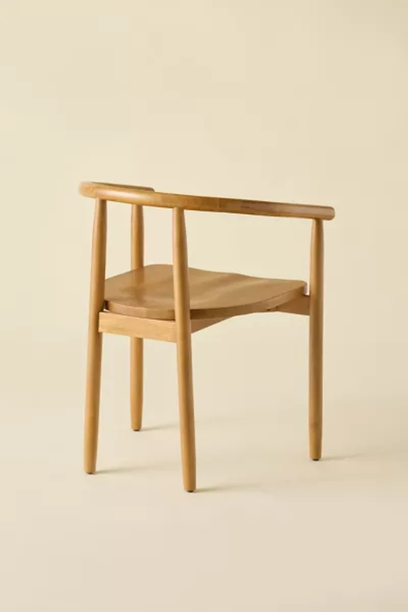 Juno Curving Wood Dining Chair