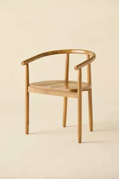Juno Curving Wood Dining Chair