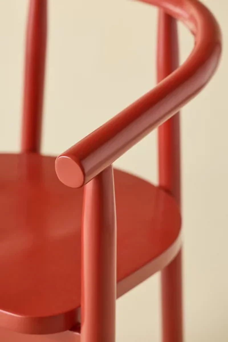 Juno Curving Wood Dining Chair