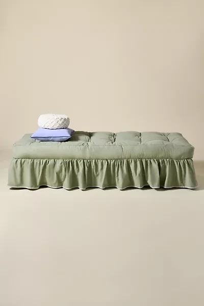 Cleo Ruffle Skirt Rohini Daybed Cushion