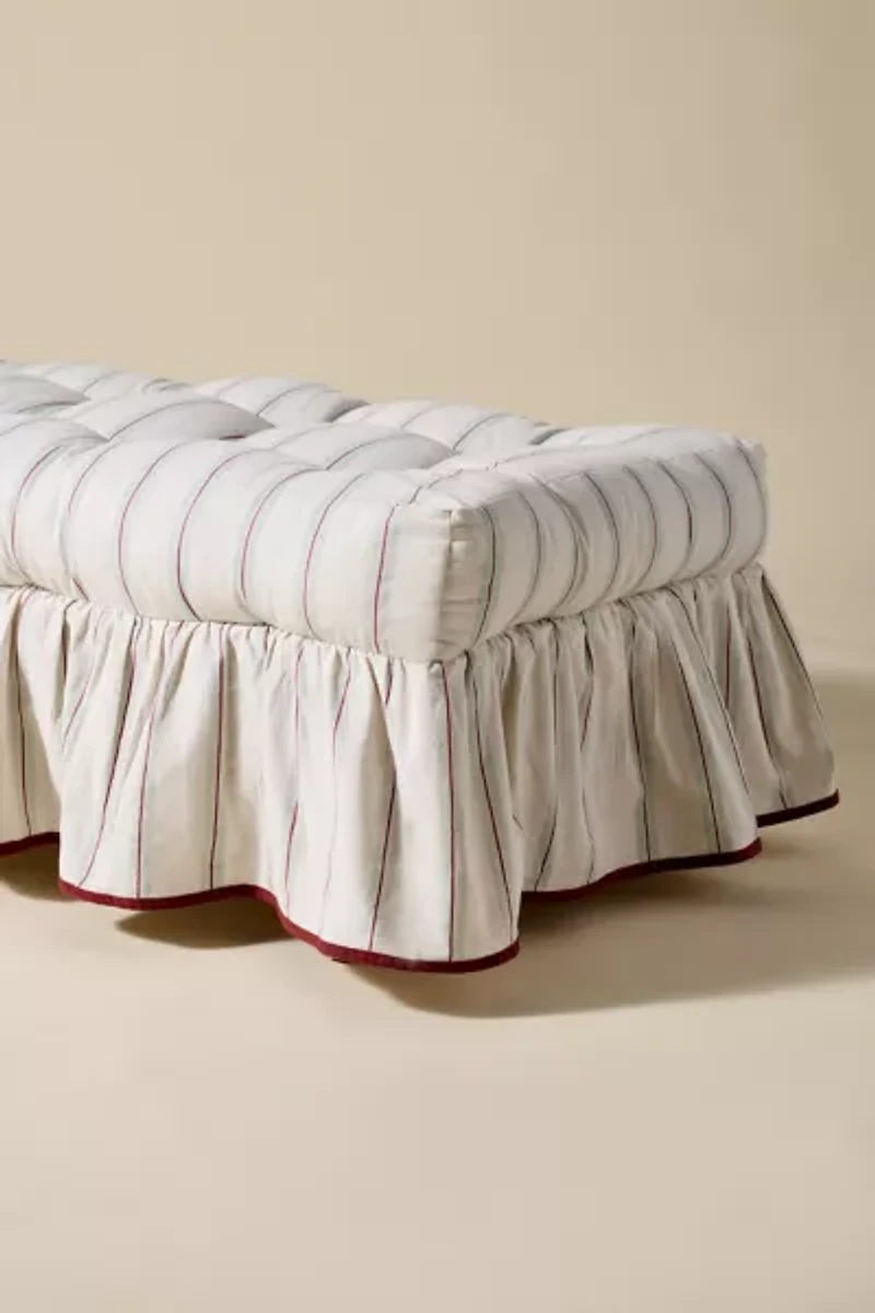 Cleo Ruffle Skirt Rohini Daybed Cushion