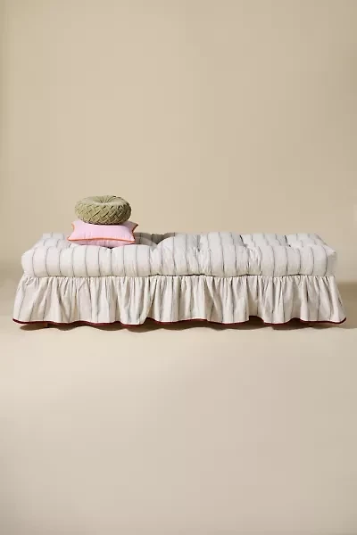 Cleo Ruffle Skirt Rohini Daybed Cushion