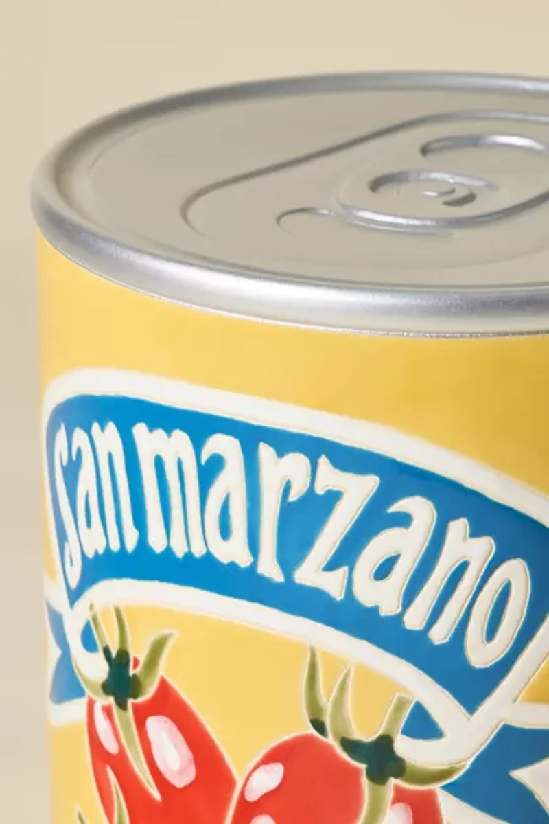 San Marzano Tomato Can Ceramic Side Table