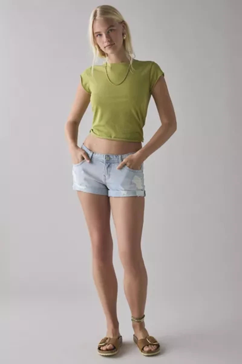BDG Jenni Low-Rise Denim Micro Short
