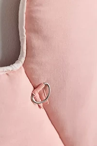 Callista Scalloped Velvet Upholstered Floating Headboard