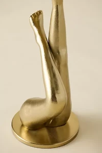 Lady Legs Metal Sculptural Side Table