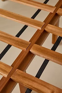 Zoe Rattan Platform Bed