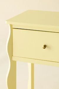 Sylvie Squiggle Wood Storage Nightstand
