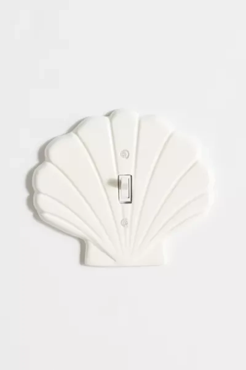 Shell Shaped Resin Switch Plate