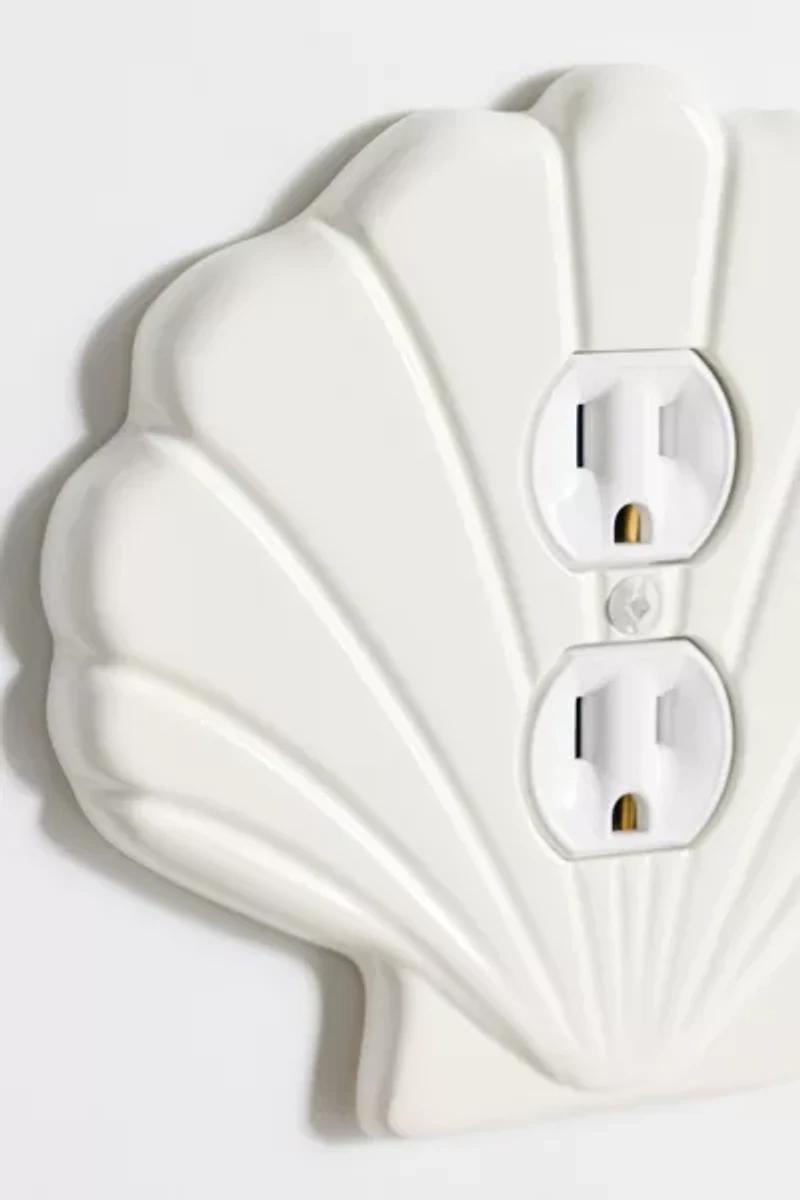 Shell Shaped Resin Switch Plate