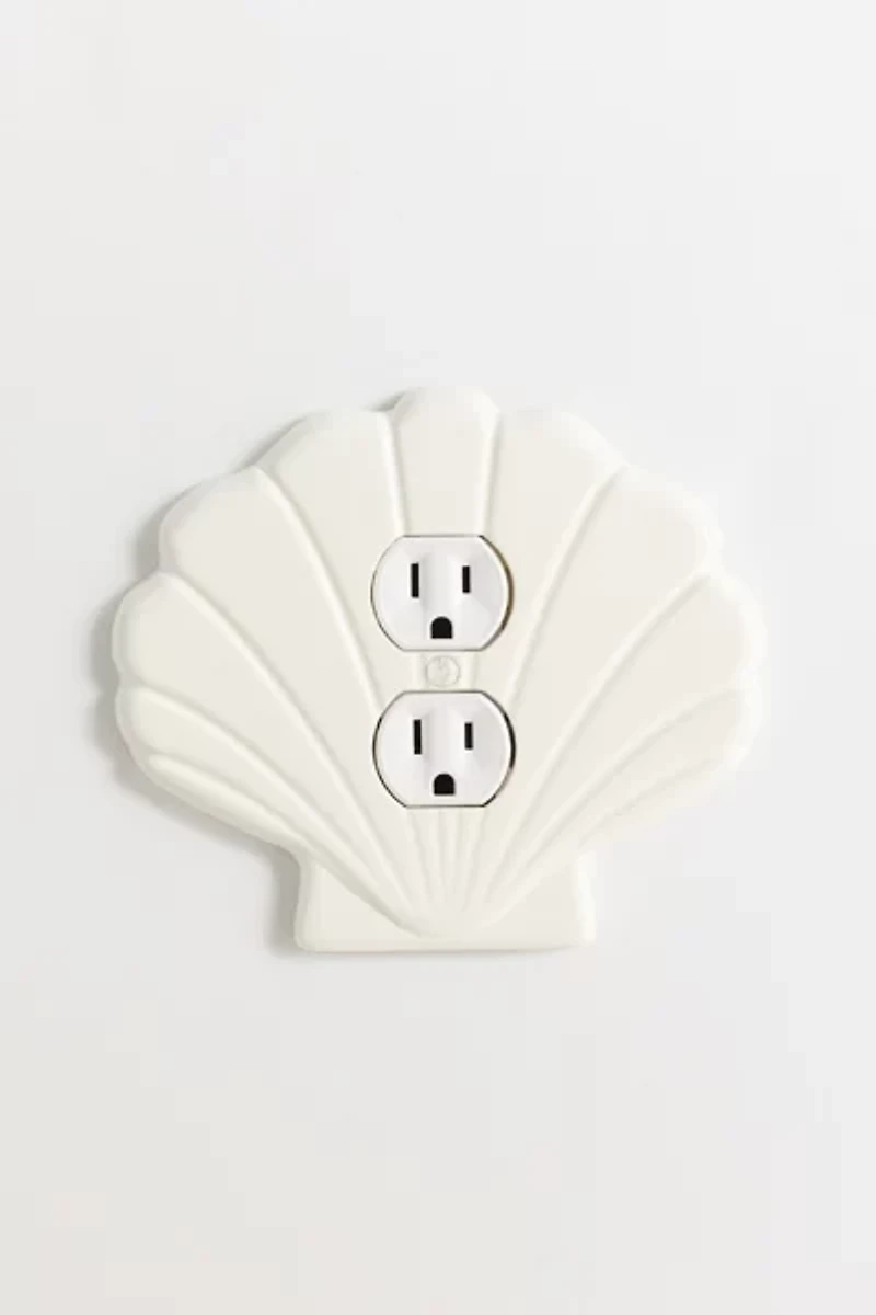 Shell Shaped Resin Switch Plate